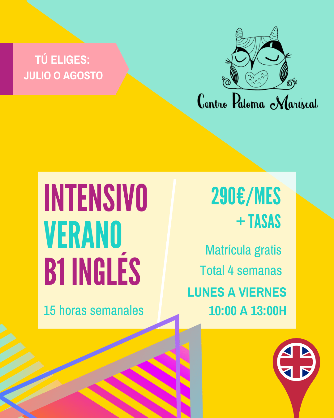 Cursos Intensivos De Inglés En Verano Centro Paloma Mariscal